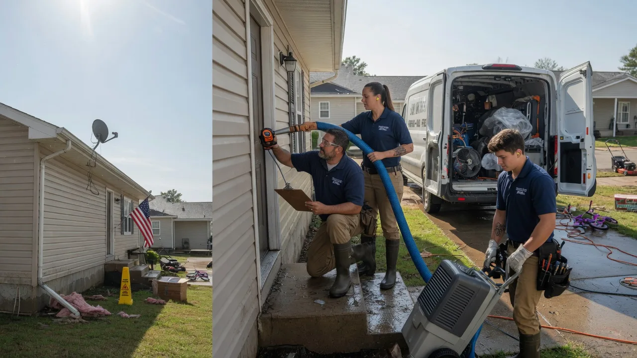 Ceiling Water Damage Restoration in Fayette City, PA near me